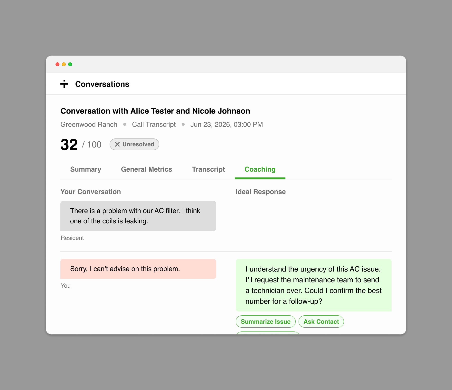 Find coaching opportunities in every interaction