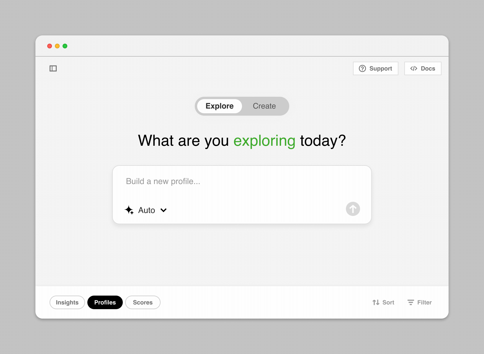 Describe what you want to see in the profile