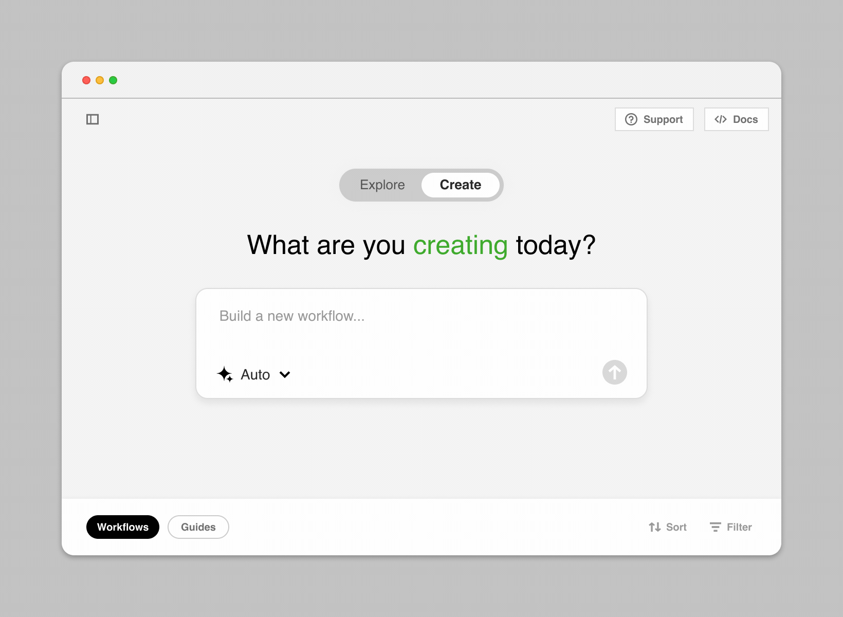 Describe what you want the workflow to do